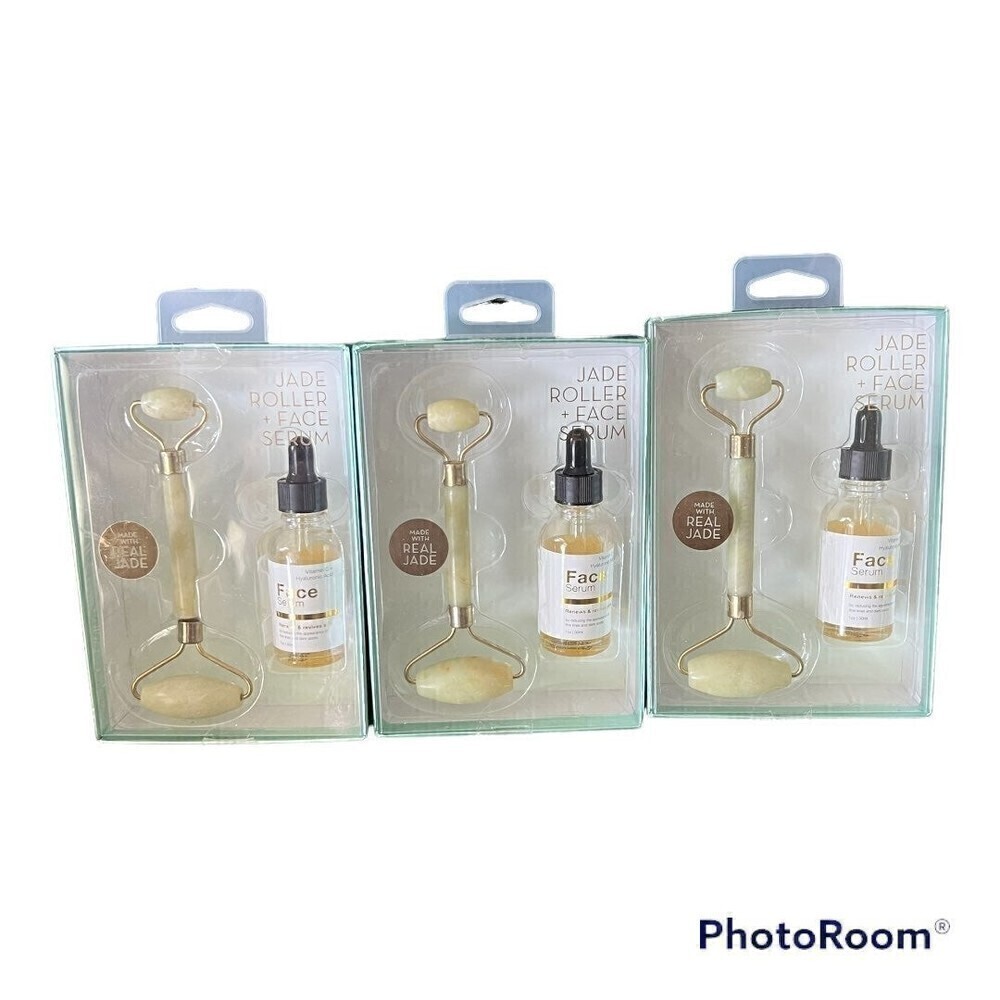 𝅺JADE face roller & serum (3 for $30)